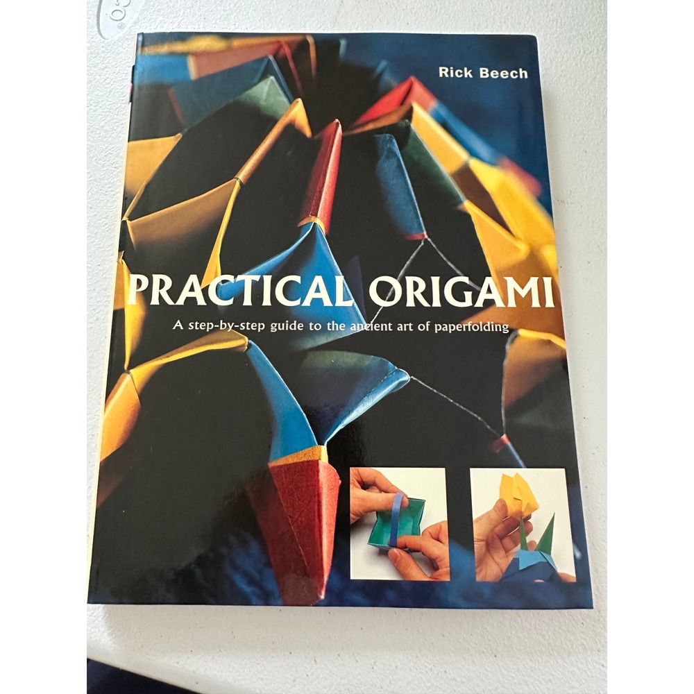 Practical Origami Book 2002 Paperfolding Guide Illustrated Softcover Rick Beech